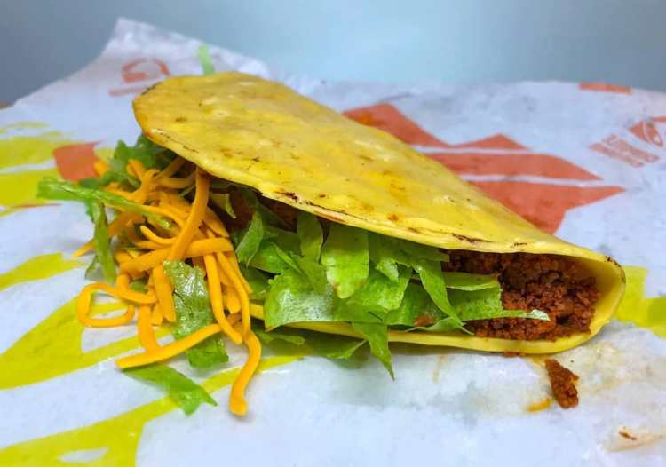 Taco Bell Beef Taco Cake
