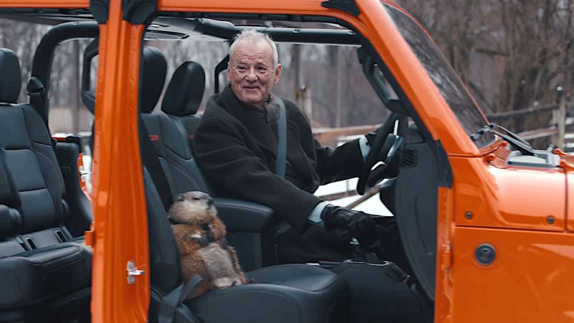 Bill Murray Groundhog Day Jeep Super Bowl Ad