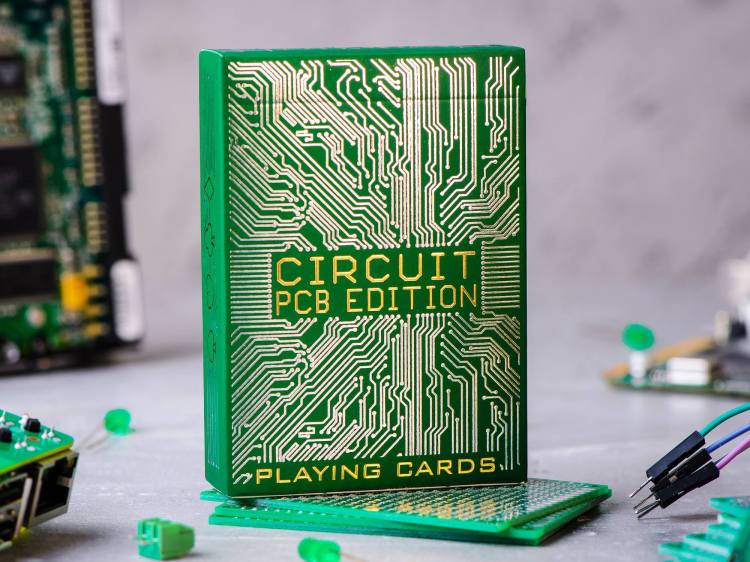 Circuit Board Playing Cards