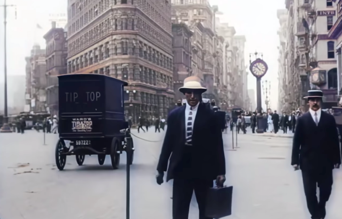 Colorized NYC 1911