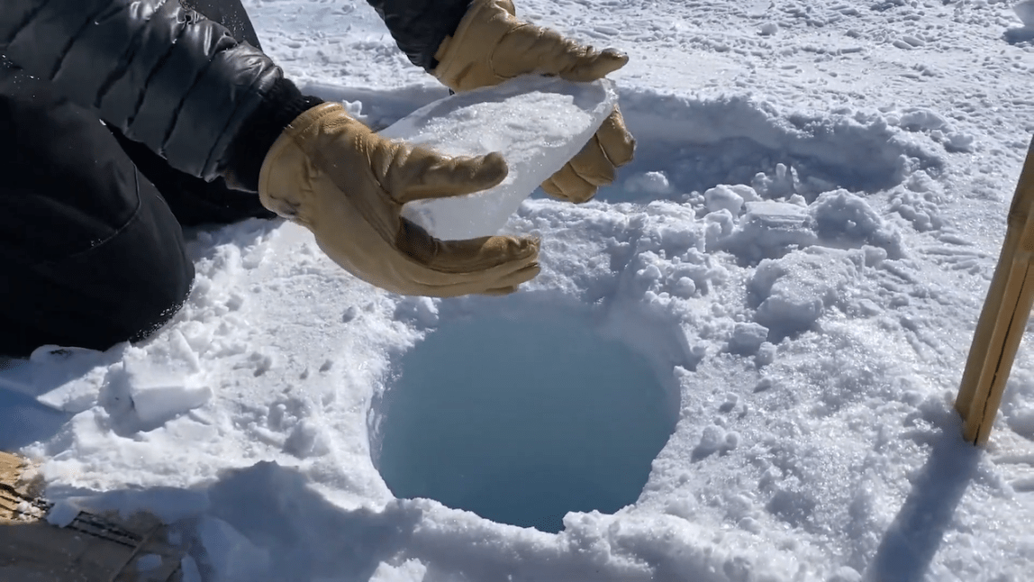 Ice Core Dropped Into Massive Hole Makes Cartoonish Noise