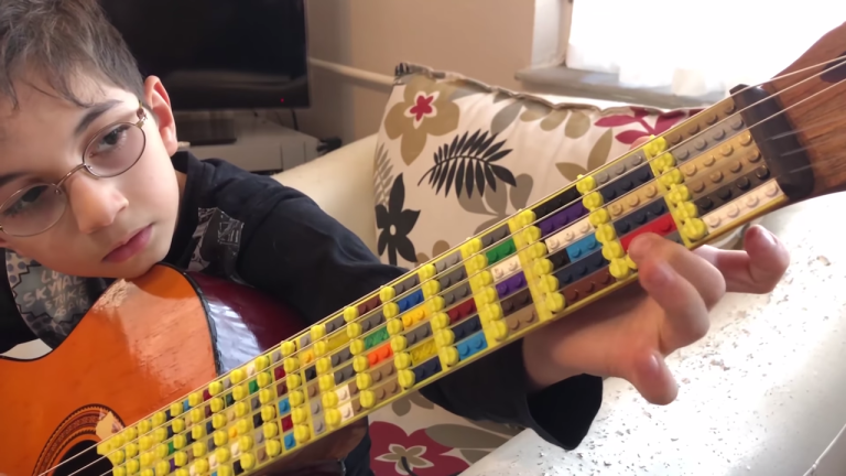 LEGO Microtonal Guitar