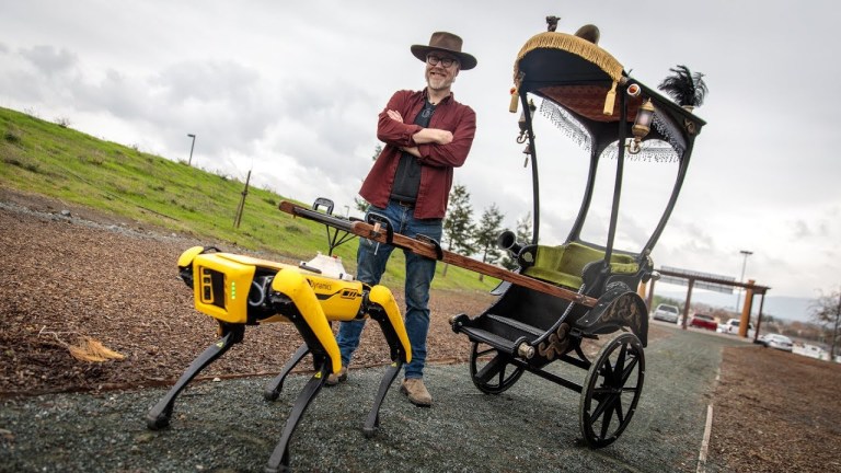 Spot Robot Rickshaw Carriage