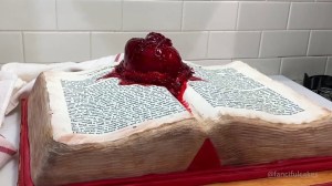 Tell-Tale Heart Book Cake