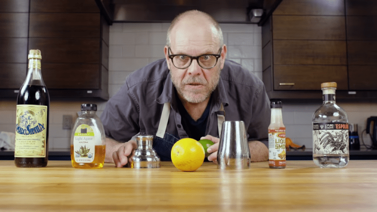 Alton Brown Smoky Tequila Cocktail