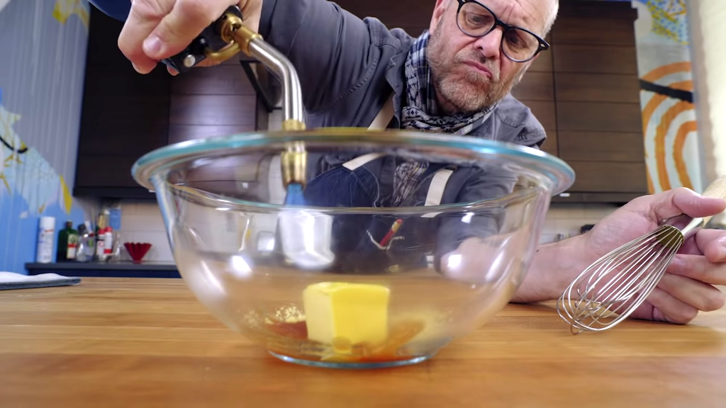 Alton Brown Torch Butter for Saltines
