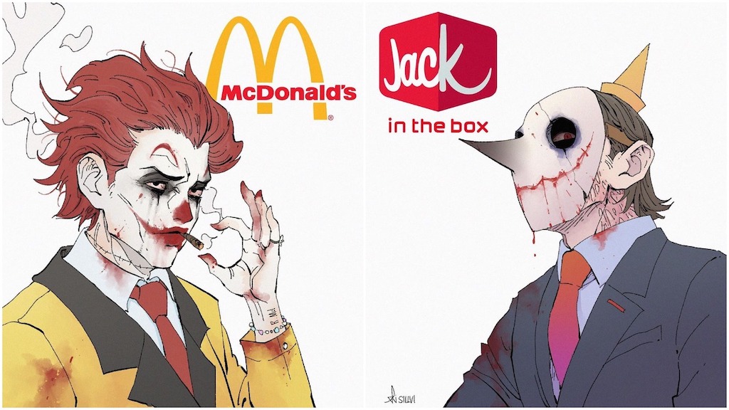 Fast Food Mascots Reimagined as Supervillains.