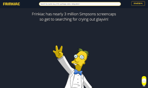 Frinkiac Database of The Simpsons