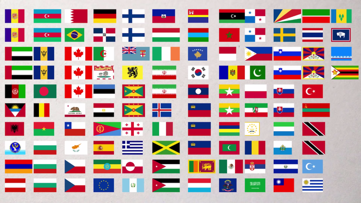 How I asked EVERY countrys embassy for flags