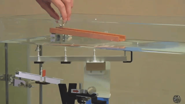 Invisible Glass Rube Goldberg Machine