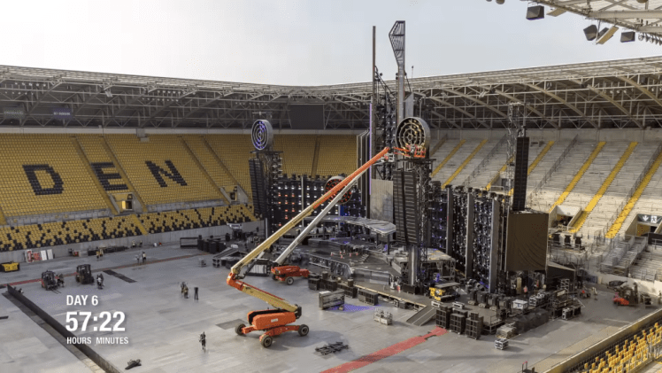 Rammstein Europe Stadium Tour Timelapse