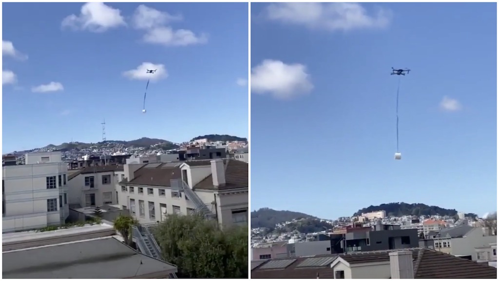 TP Over SF Drone
