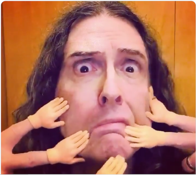 Weird Al Face Touching