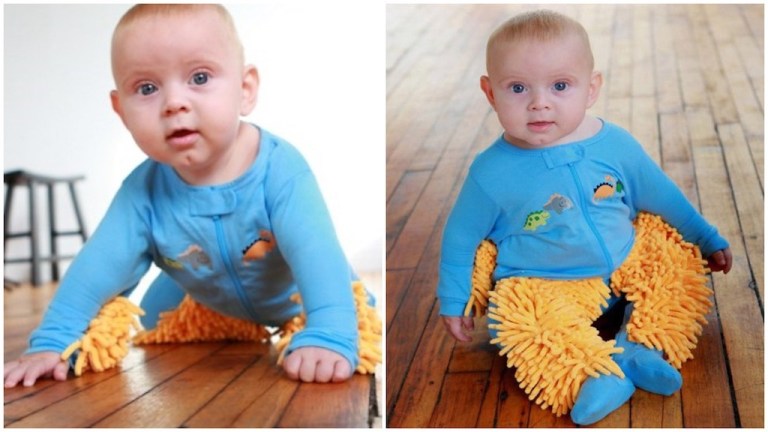 Baby Mop Onesie