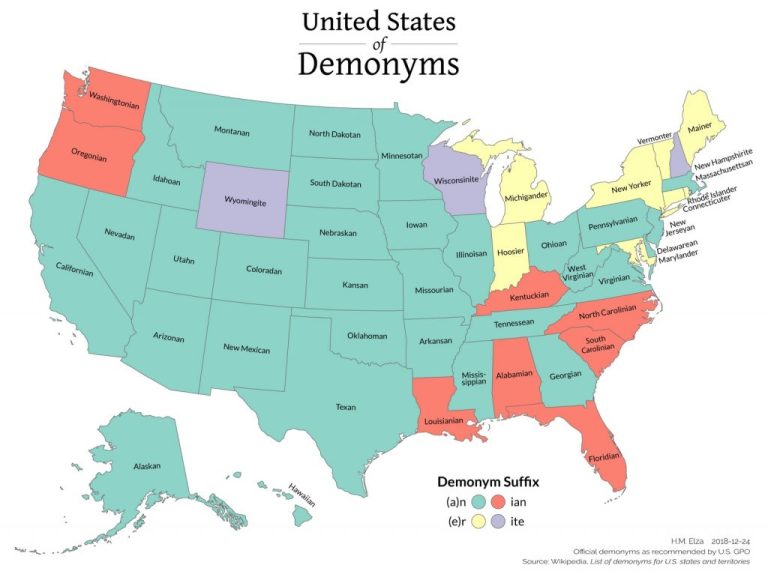 Demonyms of the United States