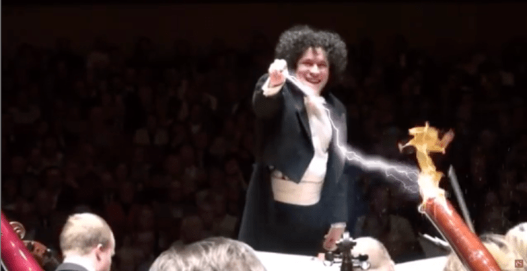 Gustavo Dudamel Conducting Animation