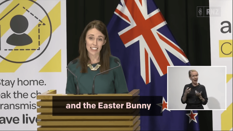 Jacinda Ardern Tooth Fairy and Easter Bunny essential workers