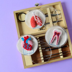 Punch Needle Brooches Toolbox