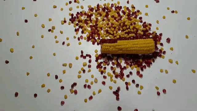Replacing Corn Kernels With Pomegranate Seeds