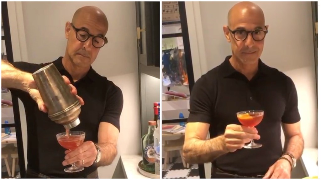 Stanley Tucci Makes a Negroni