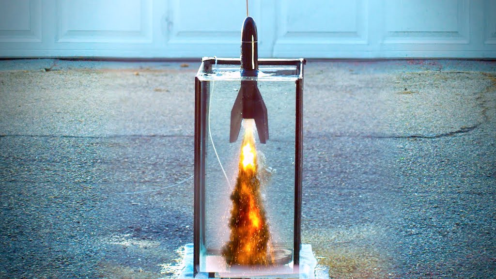 Underwater Launch of Model Rocket