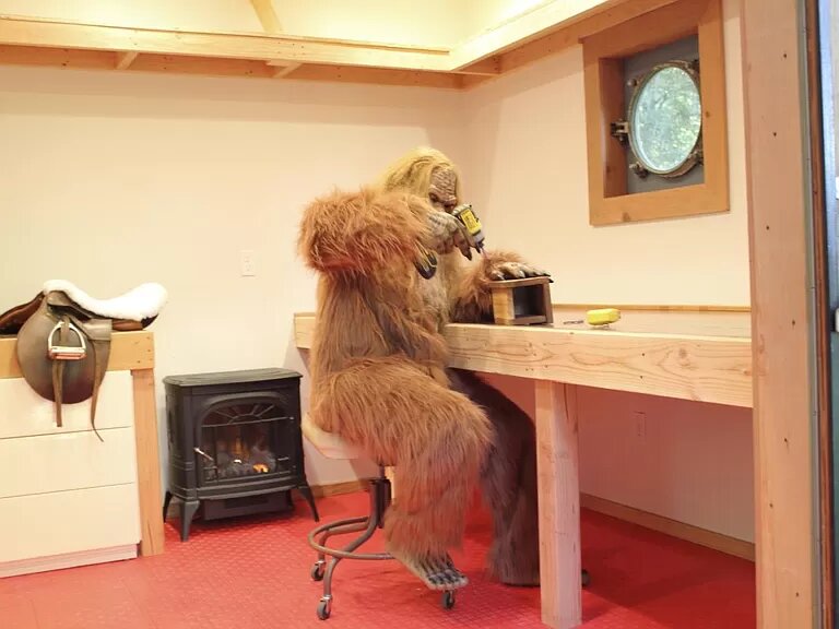 Real Estate Listing Features Photos of Bigfoot Selling His Felton