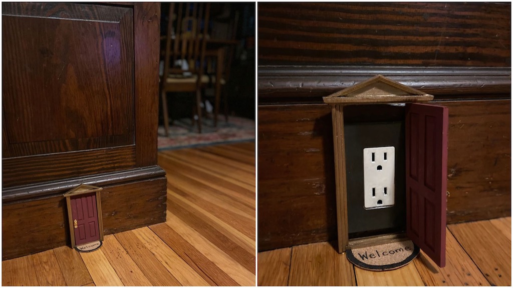 Dollhouse Doors Electrical Outlet