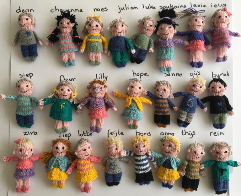 Dutch Teacher Knits Students