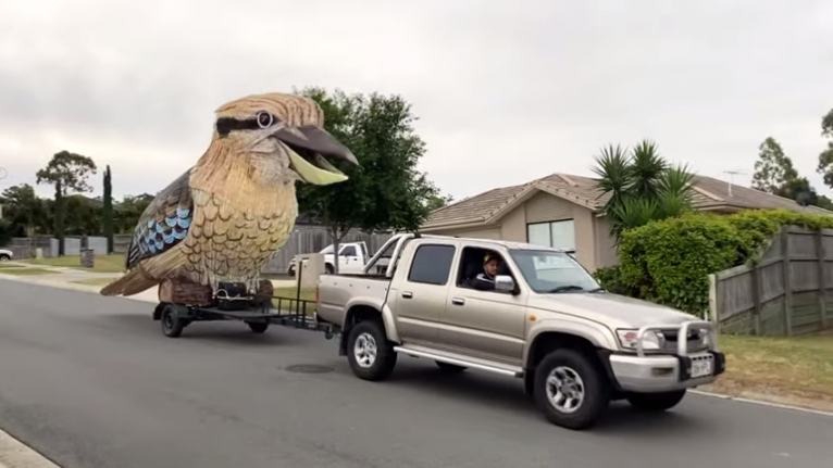 Giant Laughing Kookaburra Sculpture