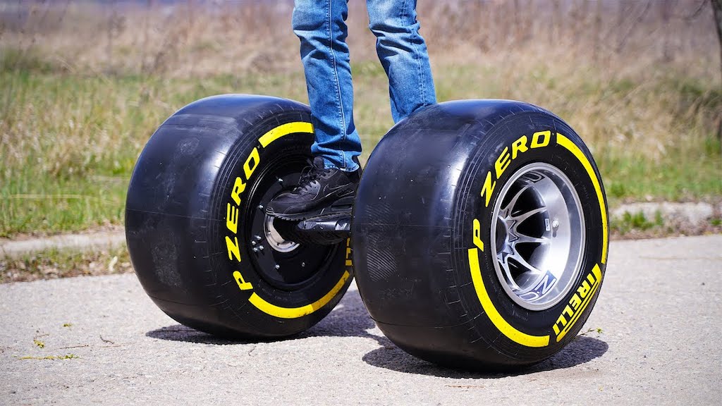 Hoverboard With Formula One Wheels
