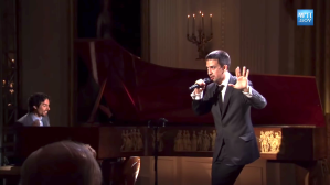 Lin-Manuel Miranda Performs at the White House Poetry Jam