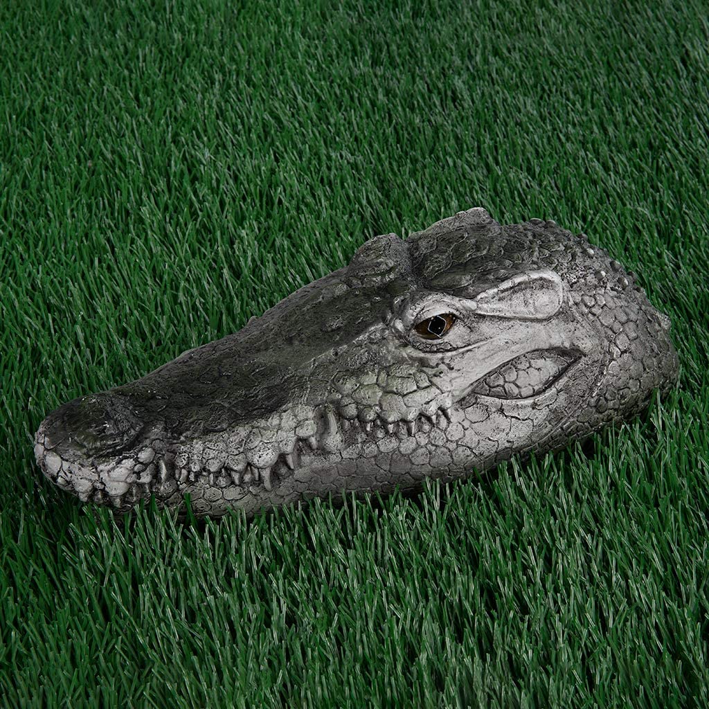 An Incredibly Realistic Remote Control Floating Crocodile Head That's