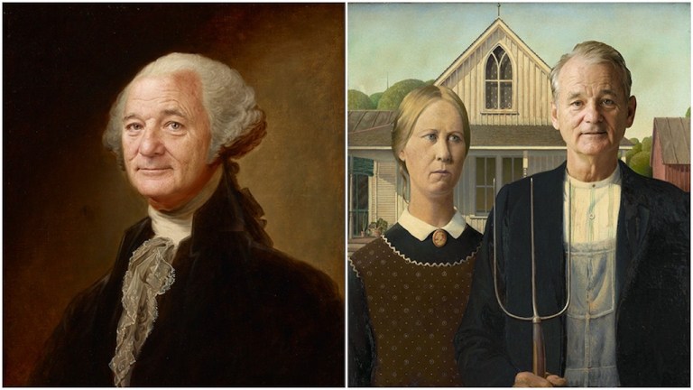 Bill Murray George Washington American Gothic