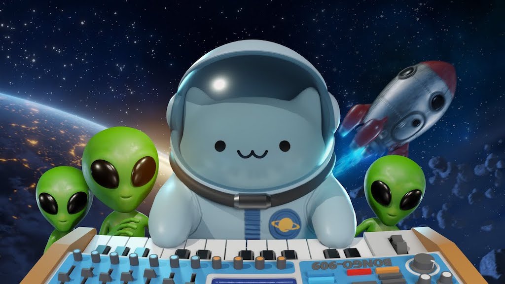 Bongo Cat in Space