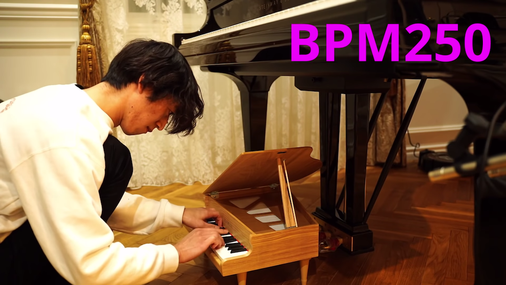 Flight of the Bumblebee on Toy Piano Increasing BPMs