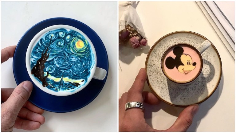 Latte Painting