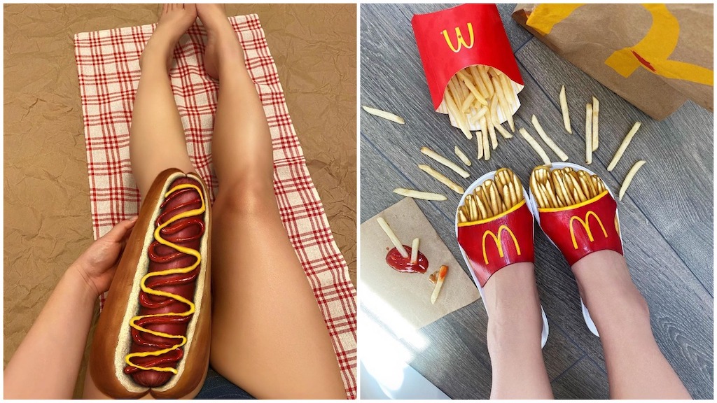 Mimi Choi Food Body Illusions With Makeup