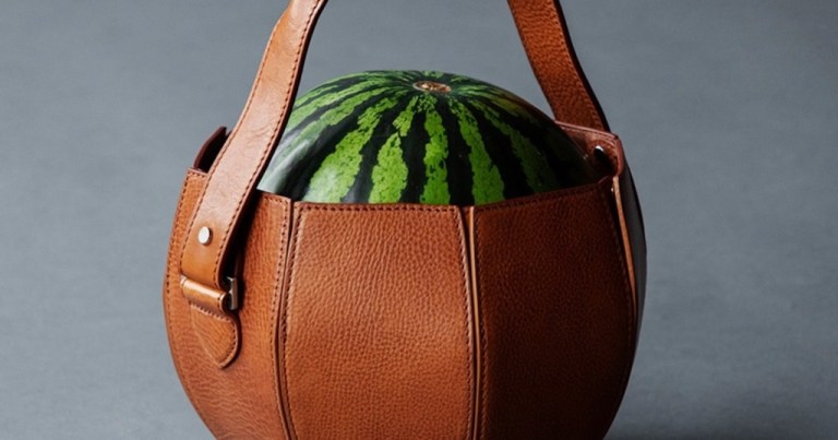 Watermelon Leather Bag