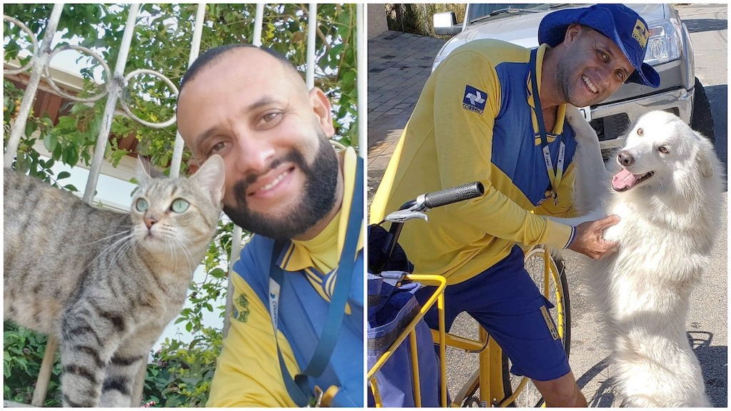 Brazilian-Postal-Worker-Takes-Selfies-of