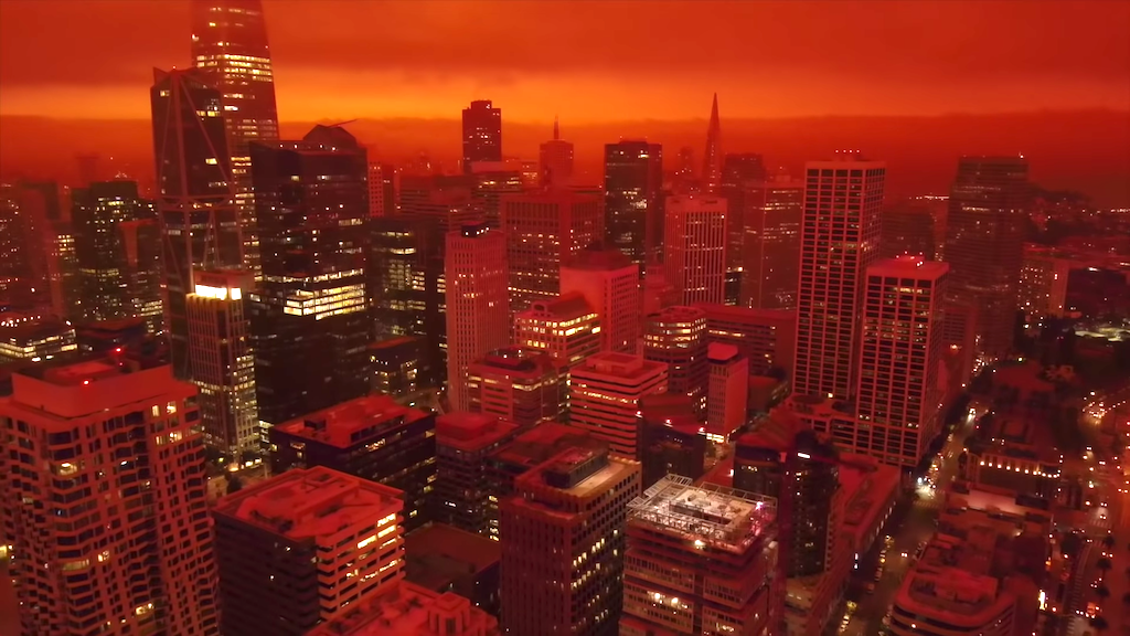 San Francisco Looking Like Blade Runner