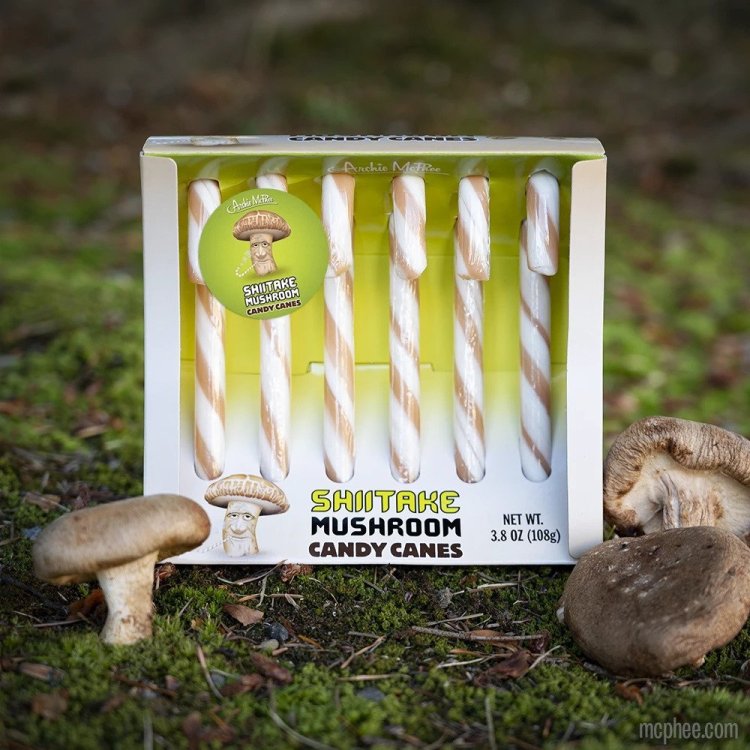 Shitake Mushroom Candy Canes Archie McPhee