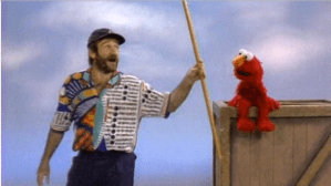 Elmo and Robin Williams