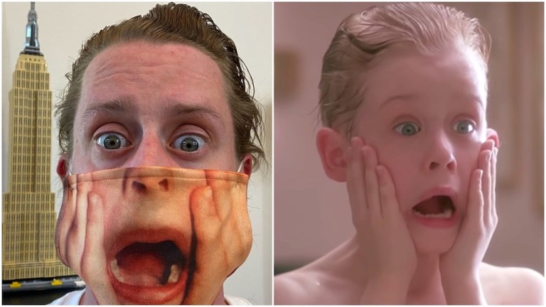 Macaulay Culkin Kevin McCallister Scream Mask