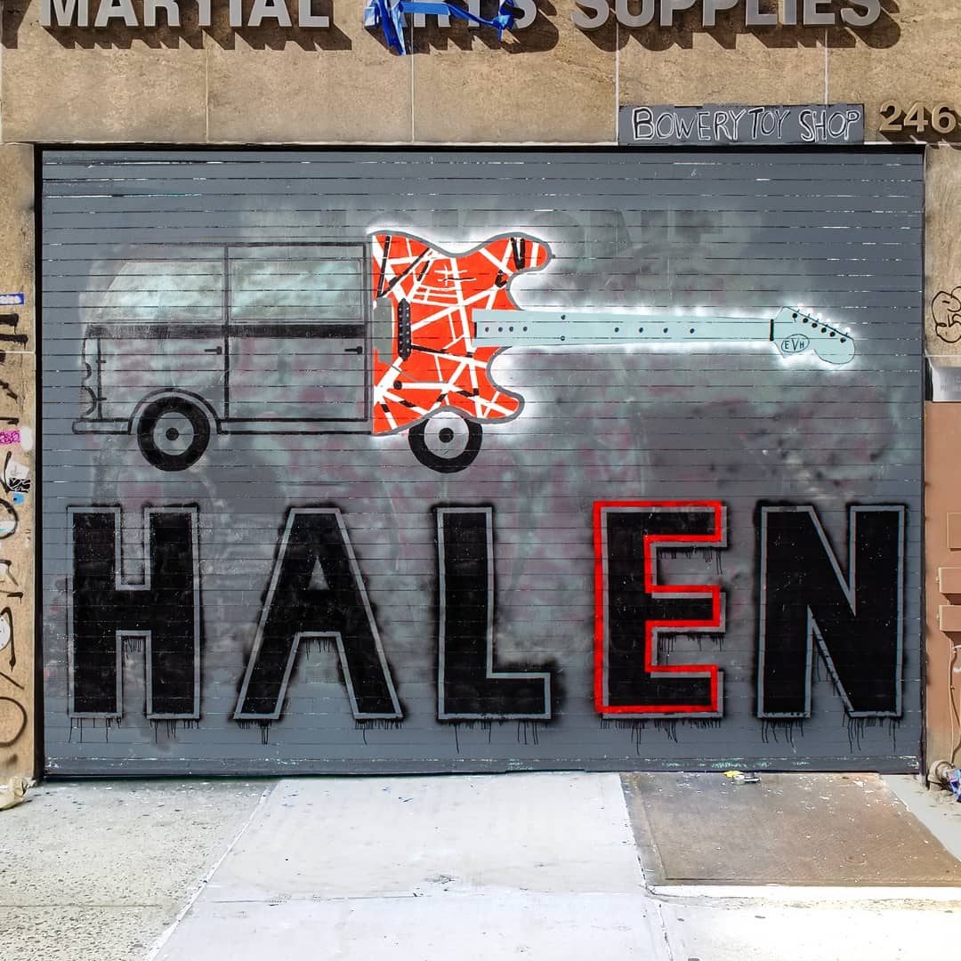 Van Halen Plannedalism Mural