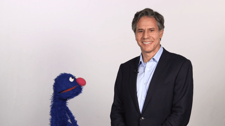 Grover meets Deputy Secretary Tony Blinken to talk about refugees