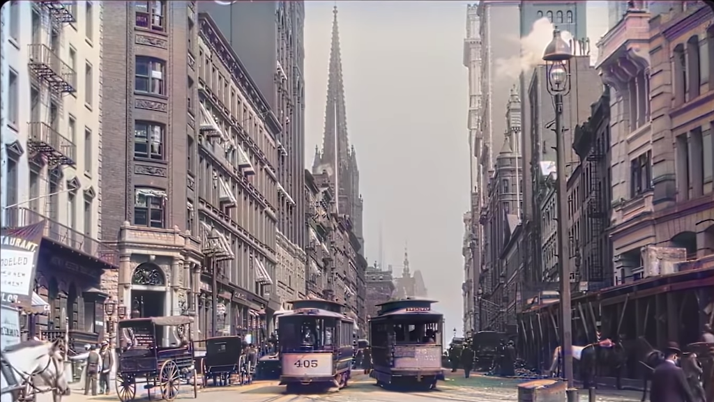 New York in 1896 Colorized HD AI