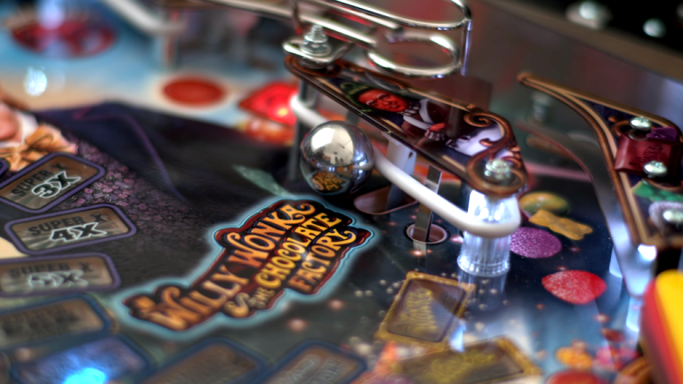 Pinball Machine in Slow Motion