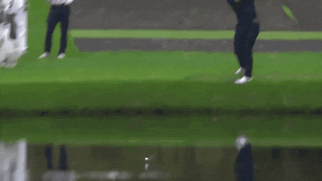The Masters Practice Round Masters Water Skip Hole In One Jon Rahm