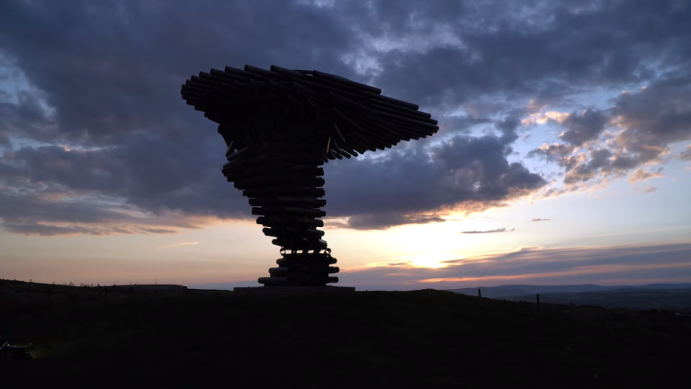 Singing Ringing Tree at Sunset