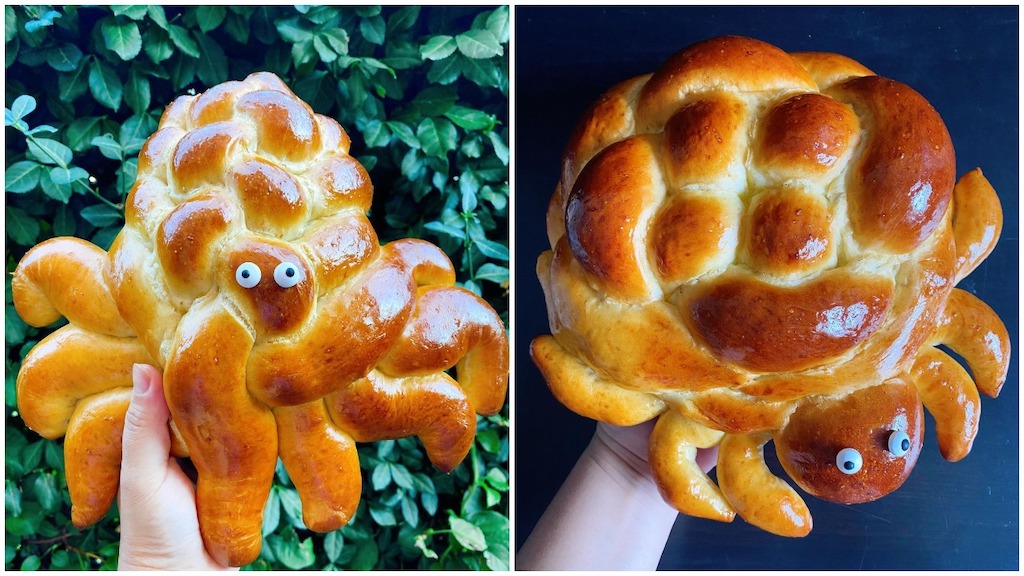 Adorable Animals Made From Braided Bread